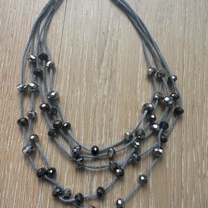 Elegant Multi-Strand Beaded Necklace